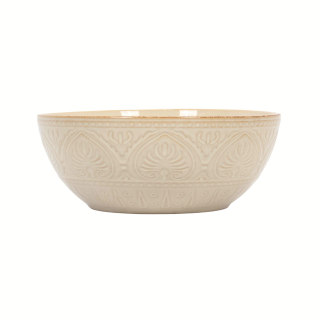 Vas din ceramică cu model canelat, 1900 ml