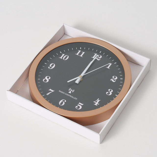 Ceas de perete, controlat radio, VIRAL, Ø 30 cm