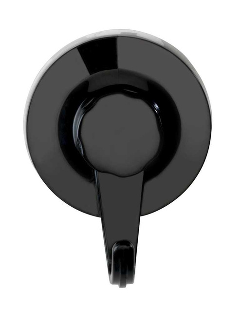 Cuier pentru baie VALENZA, Static - Loc, negru, WENKO