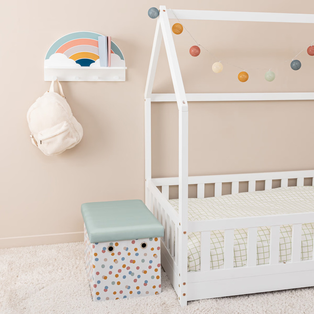 Cuier curcubeu cu raft x4