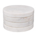 Set 4 coastere MARBLE, 10 cm
