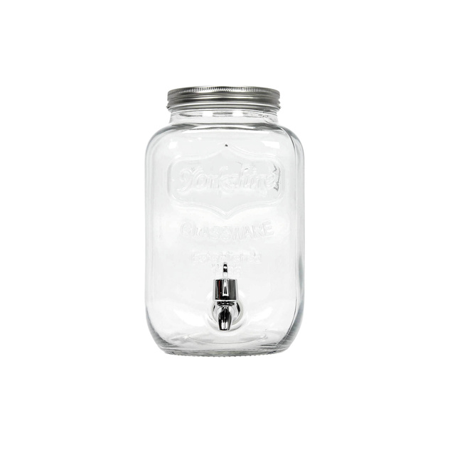 Dozator din sticla pentru sucuri si bauturi, 4 L