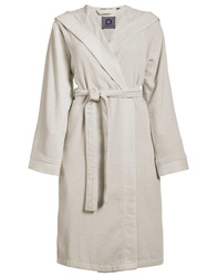 Halat de baie crem pentru femei sau barbati, halat din bumbac moale si calduros, Essenza