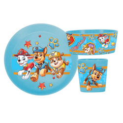 Farfurie cu bol si cană Patrula Catelusilor