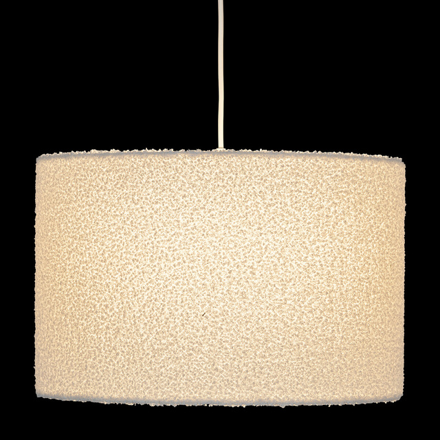 Lustră Tina Bouclé albă diametru 37 cm