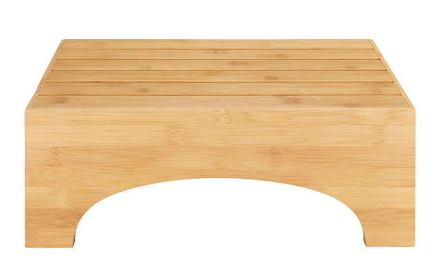 Scaun de baie BAMBUSA, jos, din bambus, Wenko