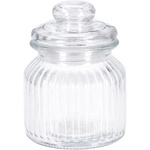 Borcan cu nervuri cu capac etanș, 500 ml