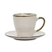 Cana pentru cafea sau ceai cu farfurioară DUNE, 210 ml