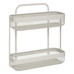 Raft pentru blat de bucătărie MAYAJ, 2 niveluri, metalic