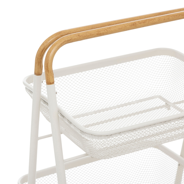 Cărucior de bucătărie MAYAJ, 3 coșuri