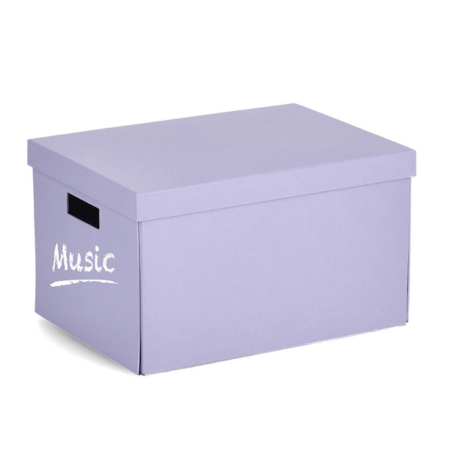 Cutie depozitare cu capac, carton reciclat, 25 x 35 x 20 cm