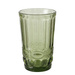 Pahar decorativ din sticla verde, AURORA, 300 ml