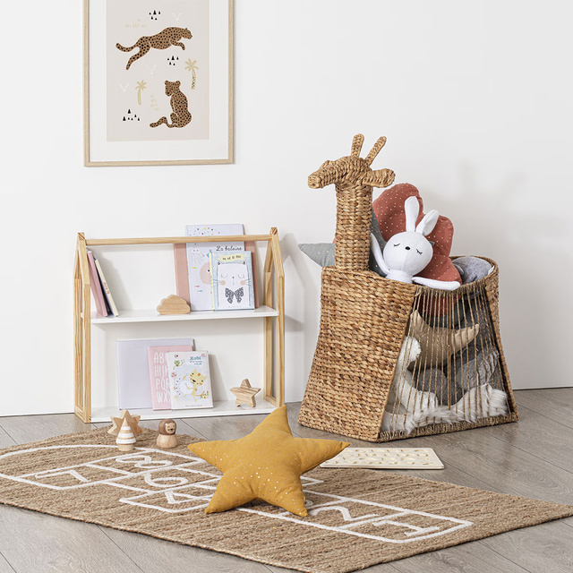 Covor pentru camera copilului cu imprimeu in forma de joc, iuta, 80 x 150 cm