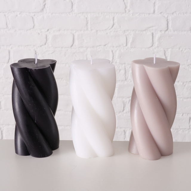 Lumanare decorativa Twist, 14 cm