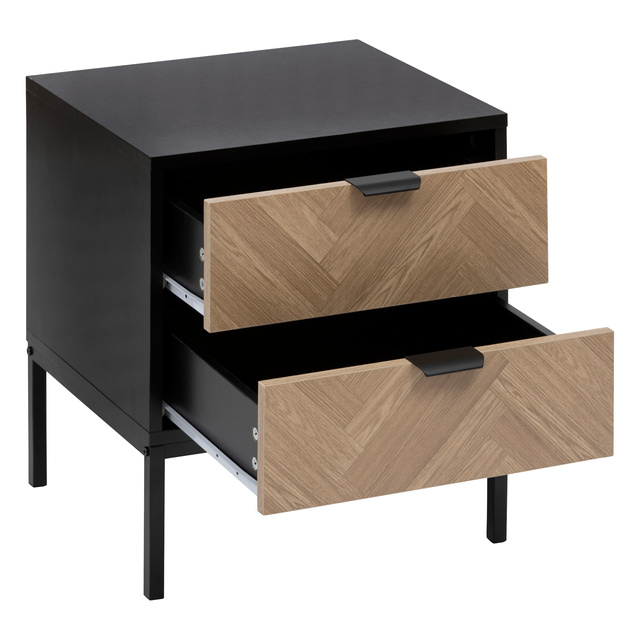 Noptieră CHEVRONS, 50 x 40 x 45 cm