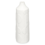 Vaza ceramica CIRCLE, alba, 30 cm