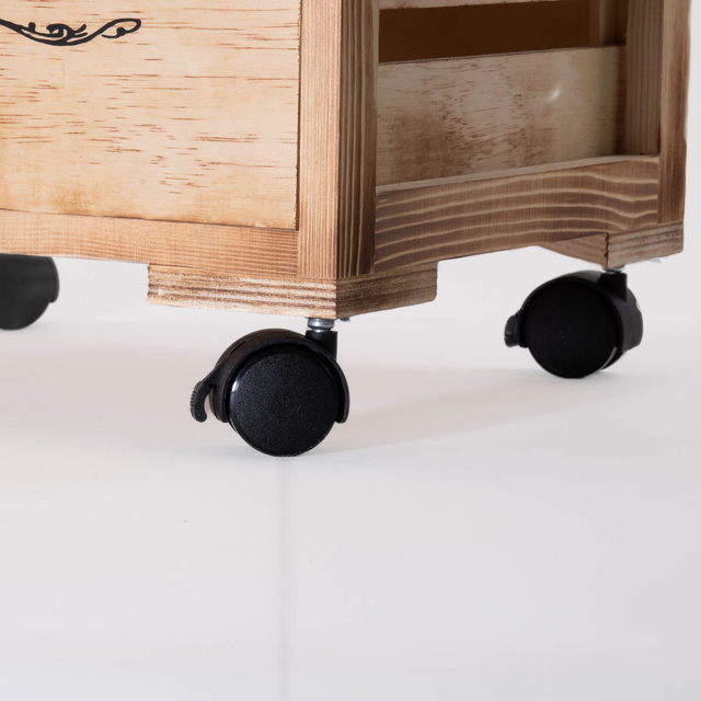 Raft mobil cu sertare, organizator de bucatarie pe roti