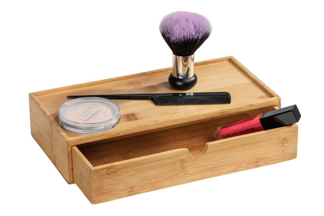 Organizator de baie TERRA pentru obiecte mici, bambus, WENKO