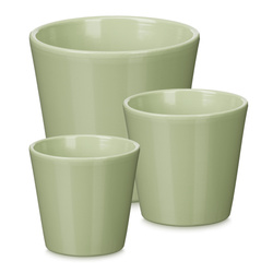 Set ghivece de flori conice Ø 14, 17, 22 cm 