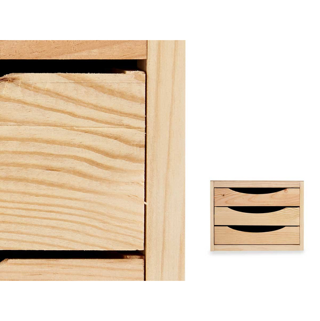 Raft îngust din bambus SQUARE, 35 x 30 x 70 cm