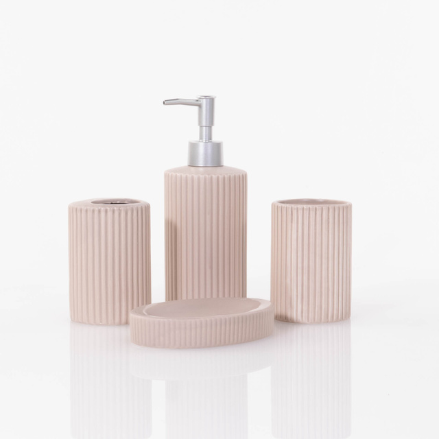 Set accesorii baie ceramica, 4 bucati