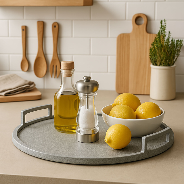 Tava decorativa cu manere, Ø 37,5 cm