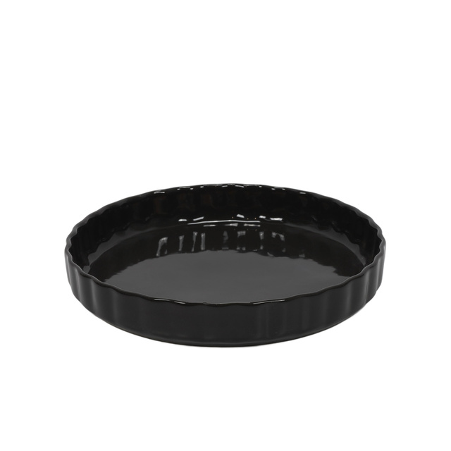 Tava de copt, ceramica, Ø 28 cm, gri