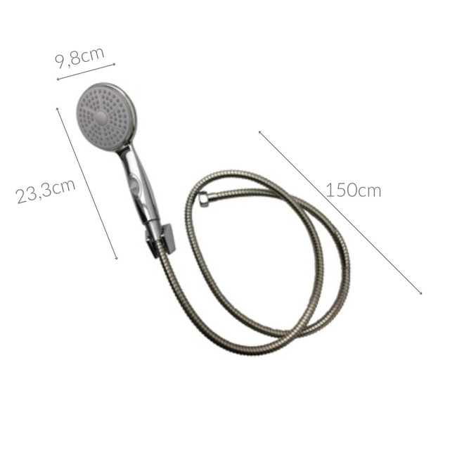 Set de duș HYDRO cu trei funcționalități