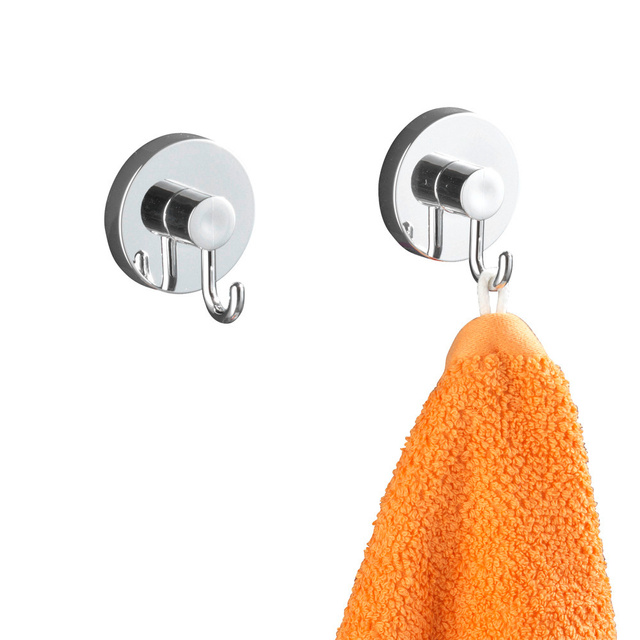 Set: Suport hârtie igienică MILAZZO, Vacuum-Loc + Două suporturi cu ventuze Vacuum-Loc, WENKO