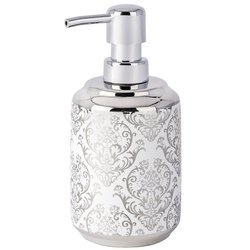 Dispenser pentru săpun lichid, gel BAROCK SILVER, WENKO