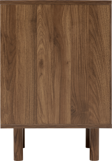 Noptieră SLIDY, culoare lemn închis, 40 x 57,5 x 40 cm