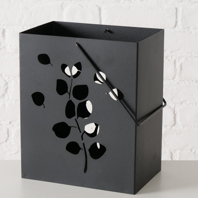 Set 2 felinare metalice Calypso, negru