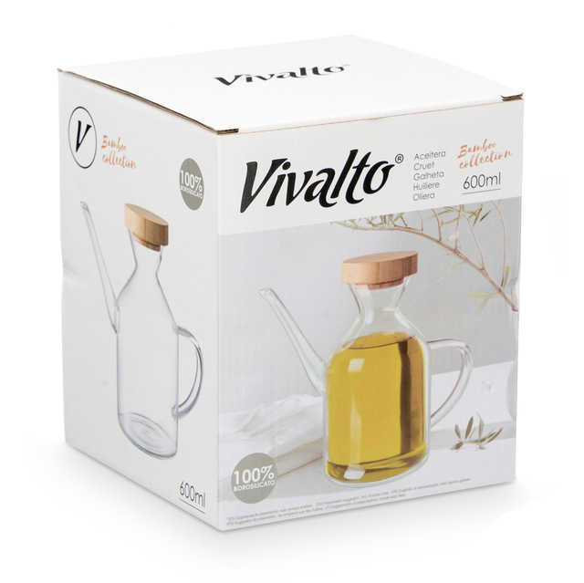 Sticlă minimalistă pentru ulei AIRO, 500 ml