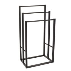 Suport pentru prosoape cu trei brațe TENA, din bambus, 42 x 24 x 82 cm