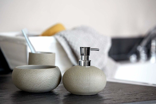 Recipient pentru accesorii cosmetice JOY, ciment, WENKO