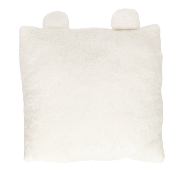 Perna de pluș ANIMAL, cu urechi, 43 x 43 cm