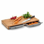 Tocator cu tavi detasabile Zeller, Bambus, 50x28.5x4.5 cm