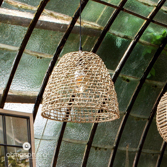 Lampa din iarbă de mare JADA, lampă conică, Ø 28,5 cm