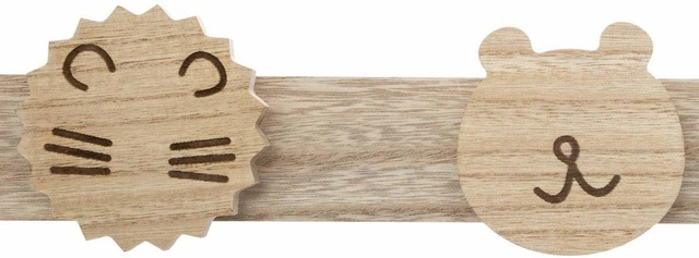 Cuier pentru copii ANIMAL, 55 cm, motiv animale