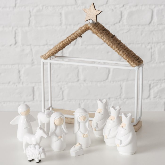 Icoana minimalistă de Crăciun SERUA, 10 figurine