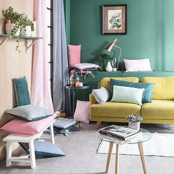 Perna scaun TROPIK SUMMER, bumbac, 40 x 40 cm