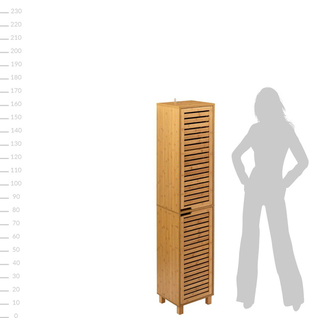 Dulap înalt pentru baie SICELA, 28 x 33 x 168 cm