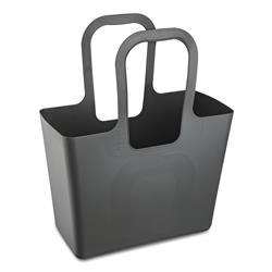 Geantă multifuncțională pentru cumpărături, plajă TASCHE XL, KOZIOL, gri cenușiu natural
