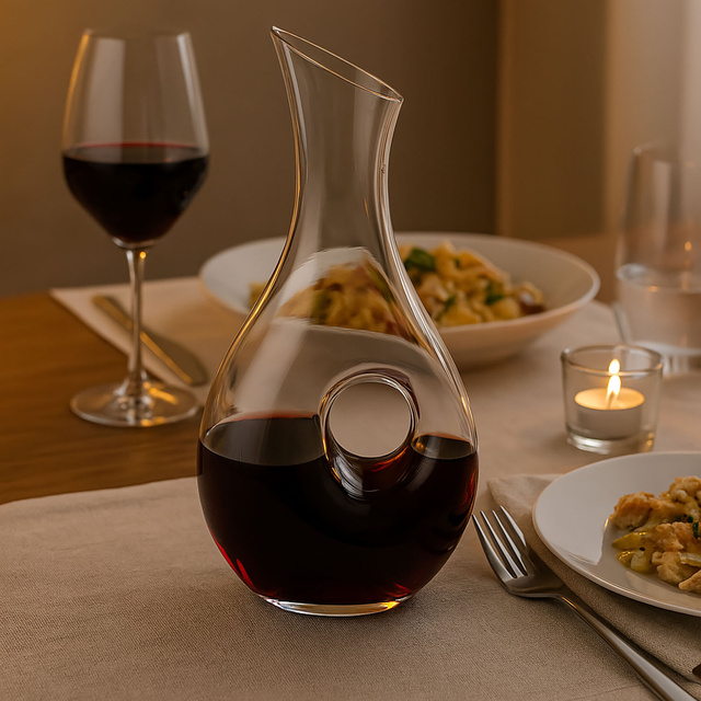 Carafa pentru bauturi, din sticla, 1L