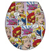 Capac toaleta Pop-Art - Duroplast, cu inchidere lenta, WENKO