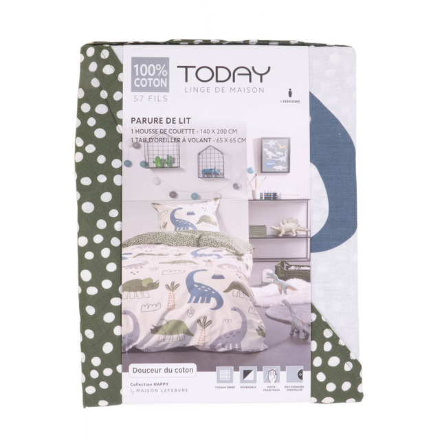 Lenjerie de pat pentru copii MAGIC JUNGLE, 100% bumbac, 140 x 200 cm