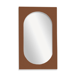 Oglinda ovala cu rama groasa, 43 x 73 cm, MOKA