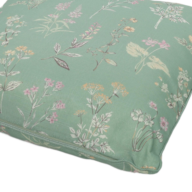 Perna decorativa cu model floral, 45 x 45 cm