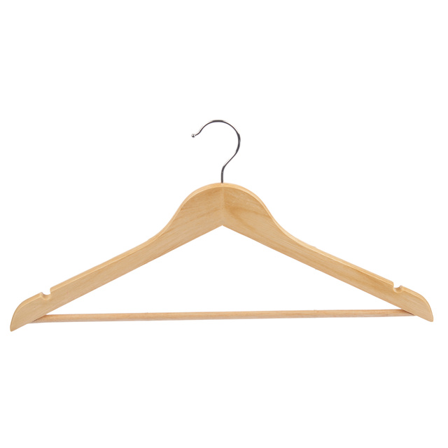 Umerașe de lemn pentru garderobă WOODEN, 3 bucăți