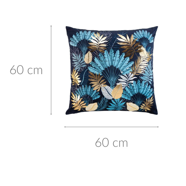 Fata de perna din catifea PANAZIO, 60 x 60 cm